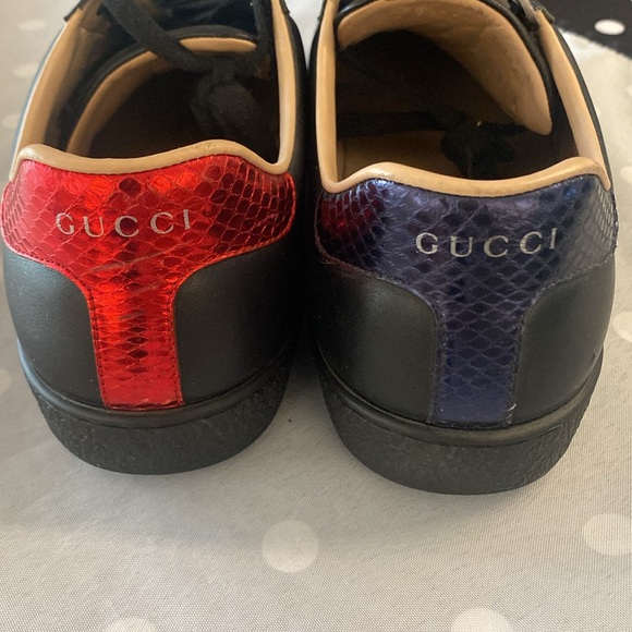 Gently used Gucci, running shoes size 9 - Picture 3 of 4